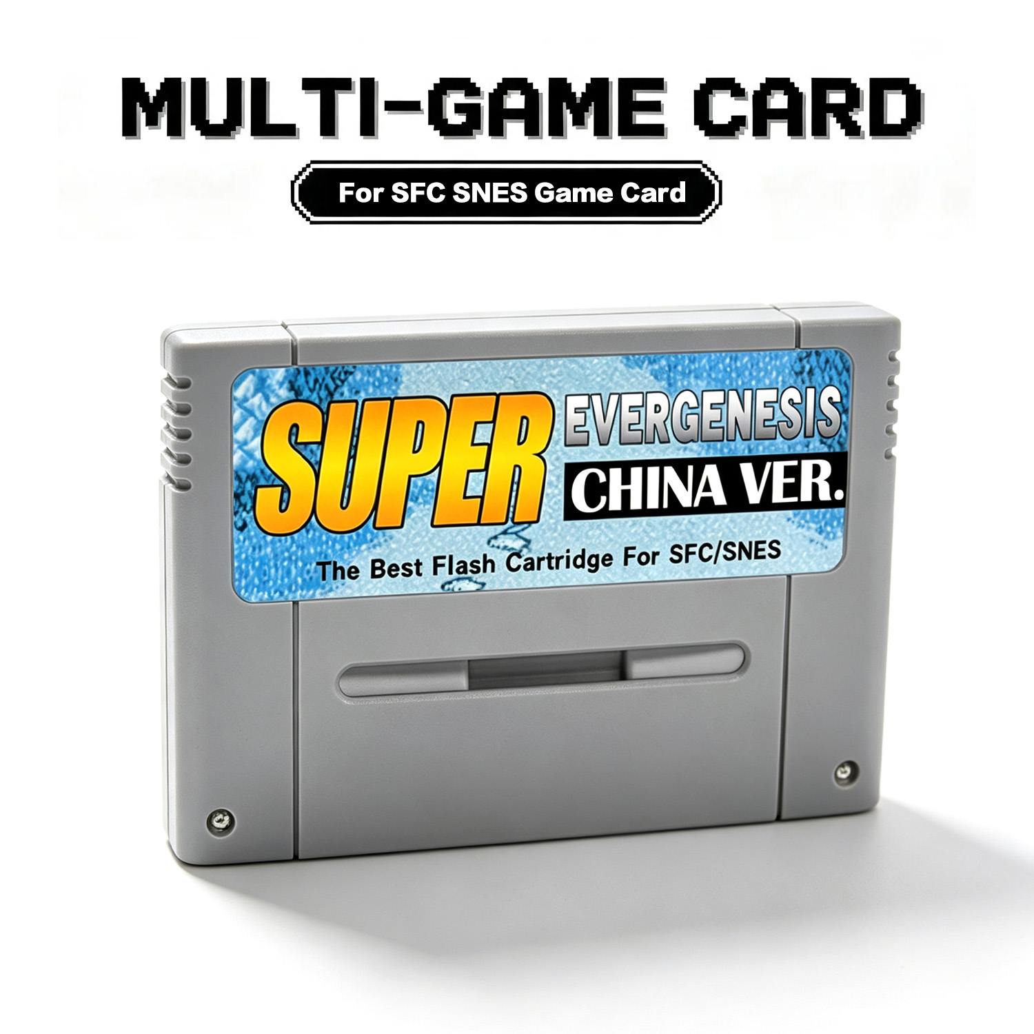 Retro Gaming Nintendo - Kaseta Super EverGenesis Flash kompatybilna z