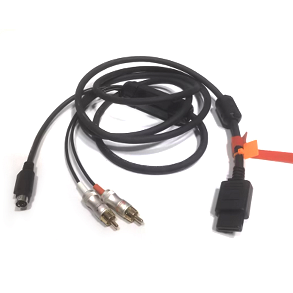 Retro Gaming Nintendo - Kabel SFC N64 NGC S-Video Ekranowany