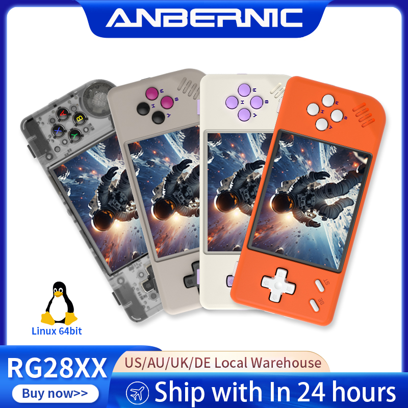 Retro Gaming Emulator Console - ANBERNIC RG28XX Retro Przenośna Konsola do
