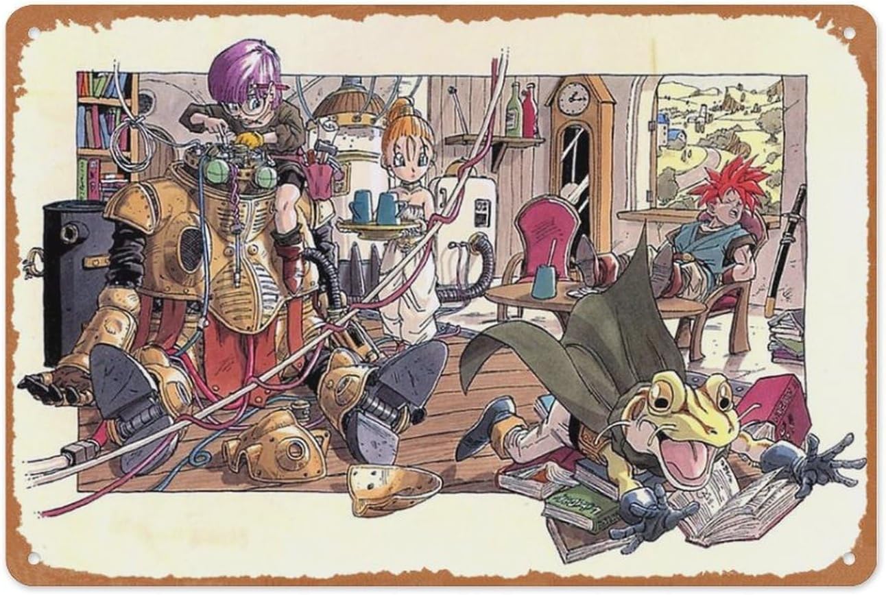 Retro Gaming Events - Metalowy szyld w stylu retro -