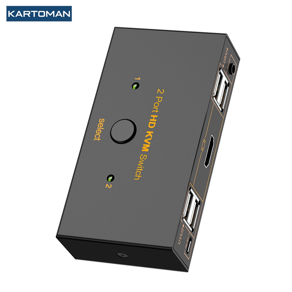 Przełącznik KVM USB 2.0 HDMI 4 – Controller Adapter Usb recenzja i cena