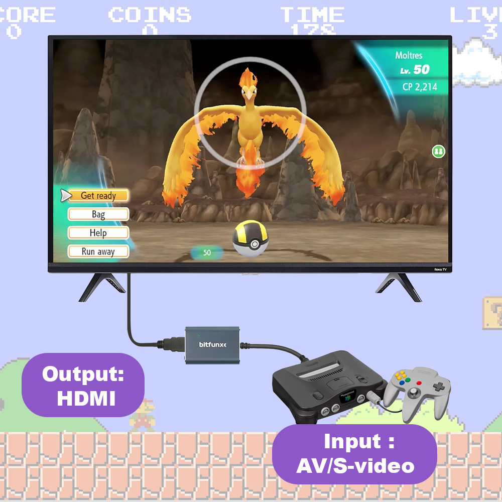 Bitfunx 720P Adapter S-Video / – Retro Gaming Nintendo recenzja i cena