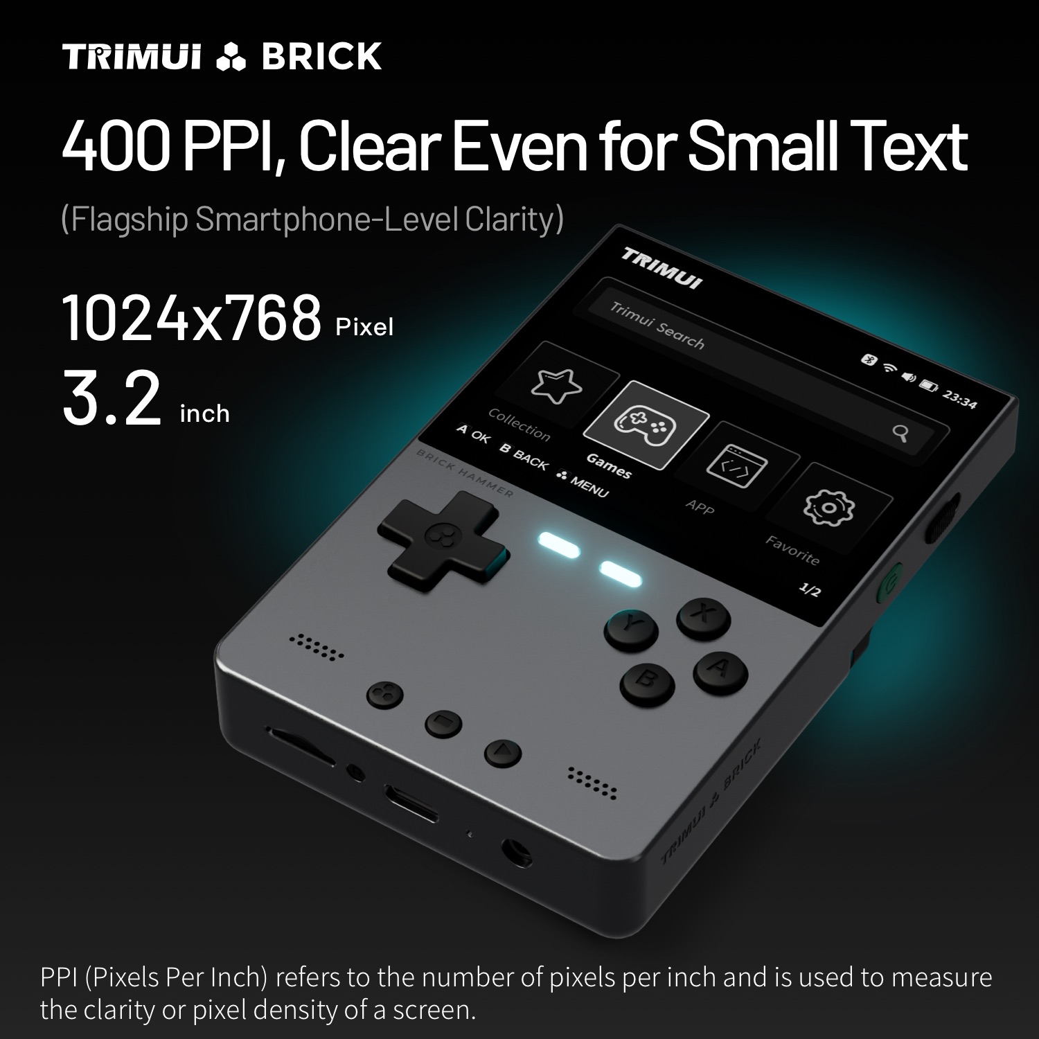 TRIMUI BRICK HAMMER Retro Kons – Retro Gaming On Phone recenzja i cena