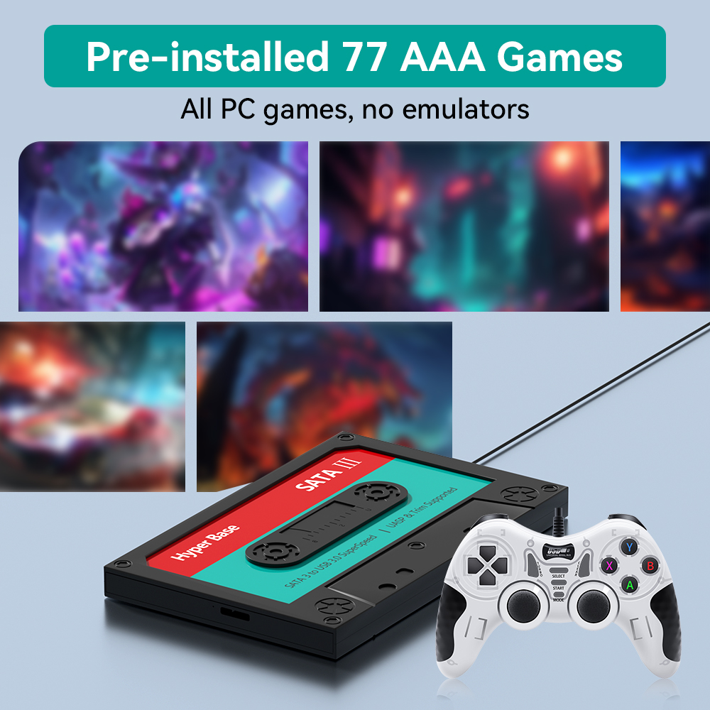 Dysk twardy do gier 2TB z 77 g – Retro Gaming Emulator Console recenzja i cena